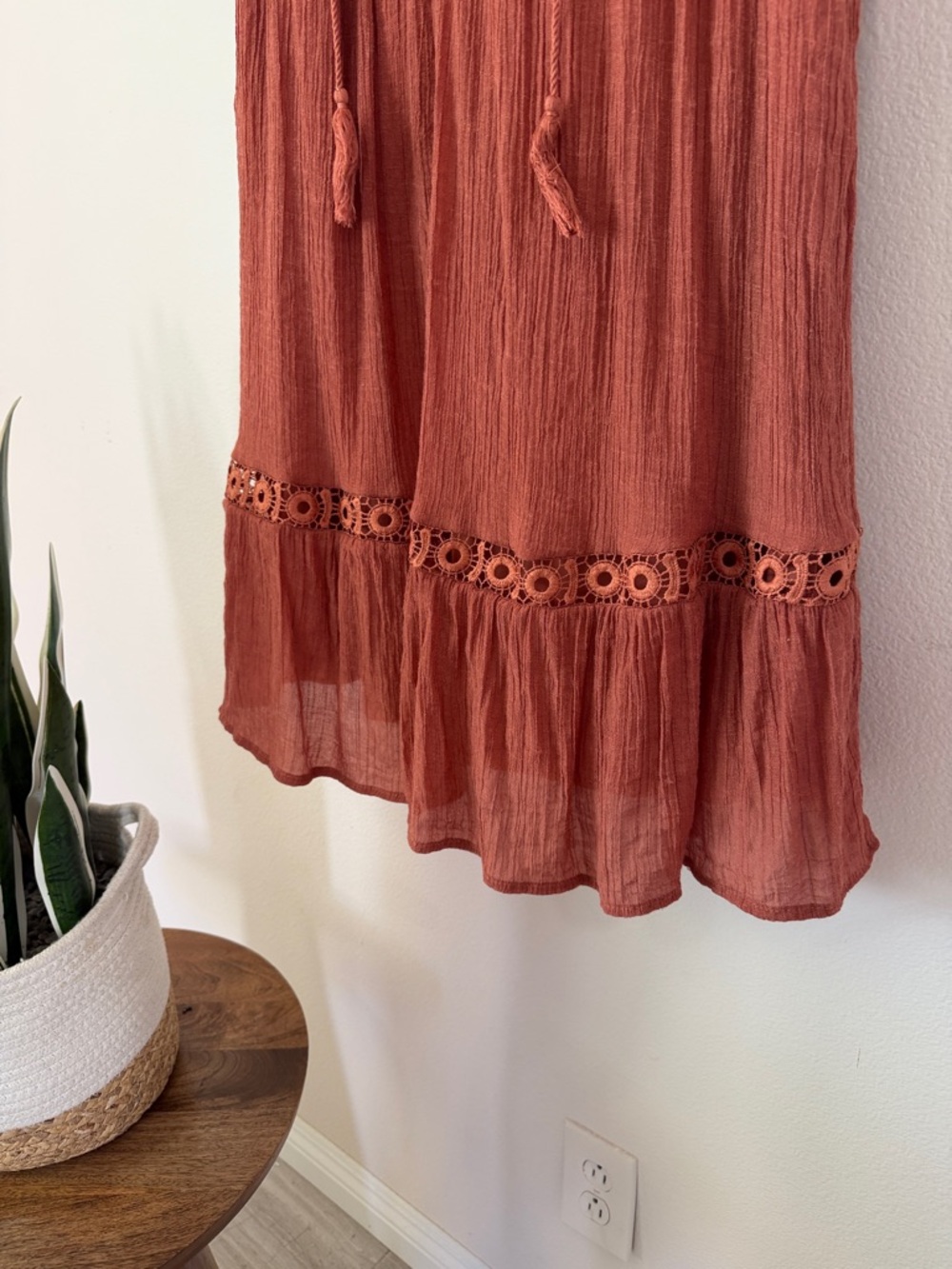 Indigo rose Boho Dress With Cutouts - Picture 3 of 4
